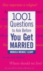 Image for 1,001 questions to ask before you get married