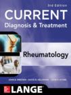Image for Current diagnosis &amp; treatment in rheumatology