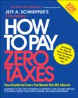 Image for How to pay zero taxes