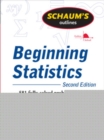 Image for Schaum&#39;s outline of beginning statistics