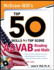 Image for McGraw-Hill&#39;s top 50 skills for a top score  : ASVAB reading and math