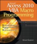 Image for Microsoft Access 2010 VBA macro programming