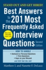 Image for Best Answers to the 201 Most Frequently Asked Interview Questions, Second Edition