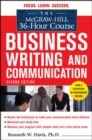 Image for The McGraw-Hill 36-hour course in business writing and communication: managing your writing