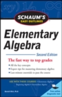 Image for Schaum&#39;s easy outline of elementary algebra