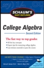Image for Schaum&#39;s Easy Outline of College Algebra, Second Edition