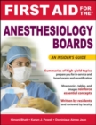 Image for First aid for the anesthesiology boards