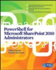 Image for PowerShell for Microsoft SharePoint 2010 administrators