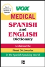 Image for Vox medical Spanish dictionary.