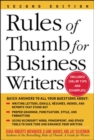 Image for Rules of thumb for business writers