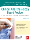 Image for Clinical anesthesiology board review: a test simulation and self-assessment tool