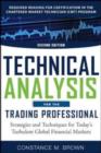 Image for Technical analysis for the trading professional: strategies and techniques for superior returns.