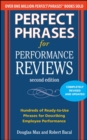 Image for Perfect phrases for performance reviews.