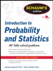 Image for Schaum&#39;s Outline of Introduction to Probability and Statistics