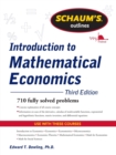 Image for Introduction to mathematical economics