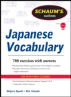Image for Schaum&#39;s Outline of Japanese Vocabulary