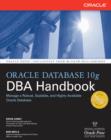 Image for Oracle Database 10g: DBA handbook