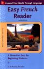 Image for Easy French reader: a three-part text for beginning students