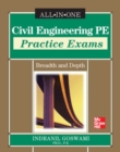 Image for Civil engineering PE practice exams  : breadth and depth