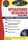 Image for Schaum&#39;s outline of theory and problems of operations research