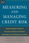 Image for Measuring and managing credit risk