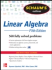 Image for Schaum&#39;s Outline of Linear Algebra, 5th Edition
