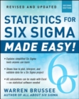 Image for Statistics for Six Sigma made easy!