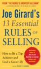 Image for Joe Girard&#39;s 13 Essential Rules of Selling: How to Be a Top Achiever and Lead a Great Life