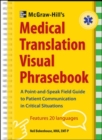 Image for McGraw-Hill&#39;s Medical Translation Visual Phrasebook