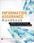 Image for Information assurance handbook: effective computer security and risk management strategies