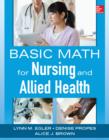 Image for Basic math for nursing and allied health