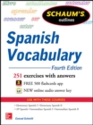 Image for Schaum&#39;s Outline of Spanish Vocabulary