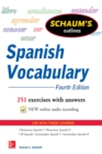 Image for Schaum&#39;s outline of Spanish vocabulary