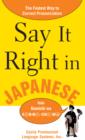 Image for Say it right in Japanese