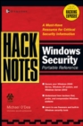 Image for HackNotes Windows Security Portable Reference