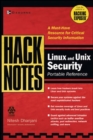 Image for HackNotes Linux and Unix Security Portable Reference