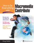 Image for How to do everything with Macromedia Contribute