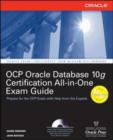 Image for Oracle datadase 10g OCP certification all-in-one exam guide