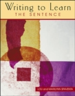 Image for The Writing to Learn 1: Student Book : The Sentence