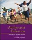 Image for Adolescent Behavior: Readings and Interpretations