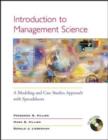 Image for Introduction to Management Science : A Modeling and Case Studies Approach : WITH Spreadsheets AND Student CD-ROM (includes Microsoft Project 2000)