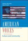 Image for American Voices : Culture and Community
