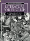 Image for Literature for English : Intermediate One - Teacher&#39;s Guide