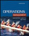 Image for Operations Management : Contemporary Concepts