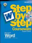 Image for Microsoft Word 2002 Step by Step Courseware Expert Skills