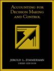 Image for Accounting for decision making and control
