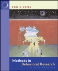 Image for Methods in Behavioral Research