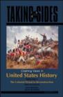 Image for Clashing Views in United States History : v. 1 : Colonial Period to Reconstruction