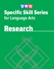 Image for Specific Skill Series for Language Arts - Research Book - Level G