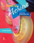 Image for Read to Achieve: Comprehending Content Area Text, Content Reader